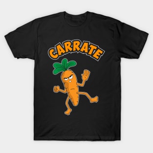 Cute & Funny Carrate Karate Training Carrot Pun T-Shirt